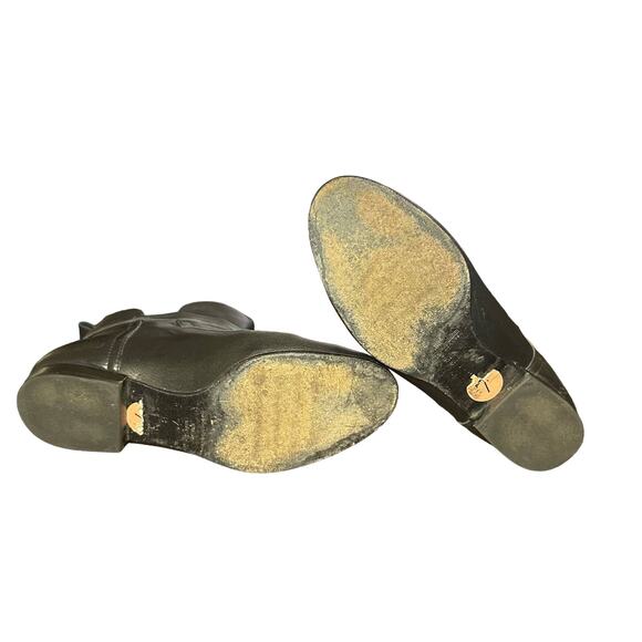 Sigerson Morrison Leather Moto Boots - Size 7 - Biker Chic - Picture 9 of 11